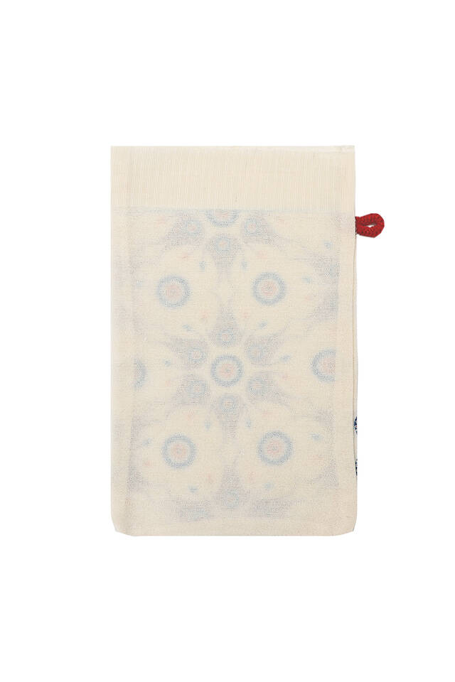 حقيبة صغيرة بنمط عين الشر بطبعة ذهبية فيروزية - 2