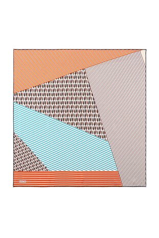 وشاح مربع حرير سورا المنك 