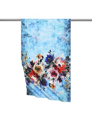 فولار حريري زهرة الفيروز 