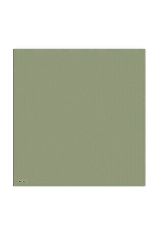 وشاح مربع من الحرير بلون أخضر خالص - Thumbnail