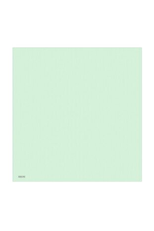 وشاح مربع من الحرير بلون أخضر مائي - Thumbnail