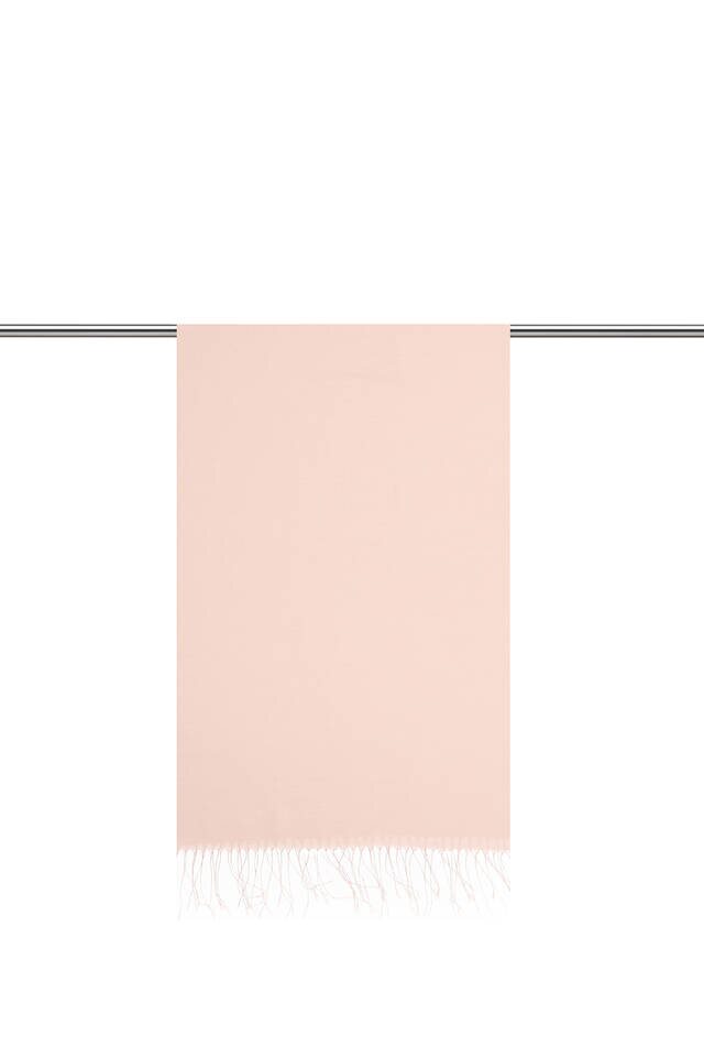 وشاح حريري بلون البودرة الداكنة - 3