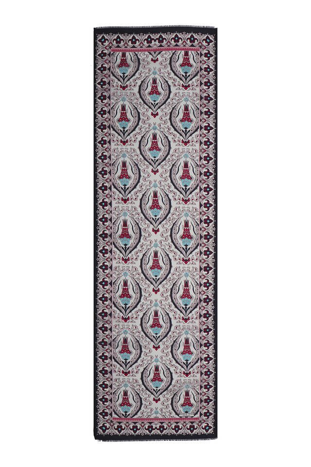 مسحوق أزرق كحلي توليب فوال حرير كبير - 4