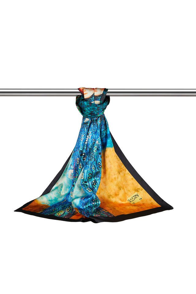 فولارد حريري فلورال من إيميل أخضر مائي - 3