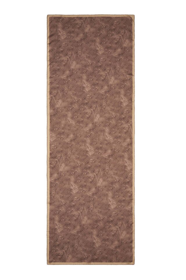 وشاح حريري بنمط فرشاة البودرة - 4