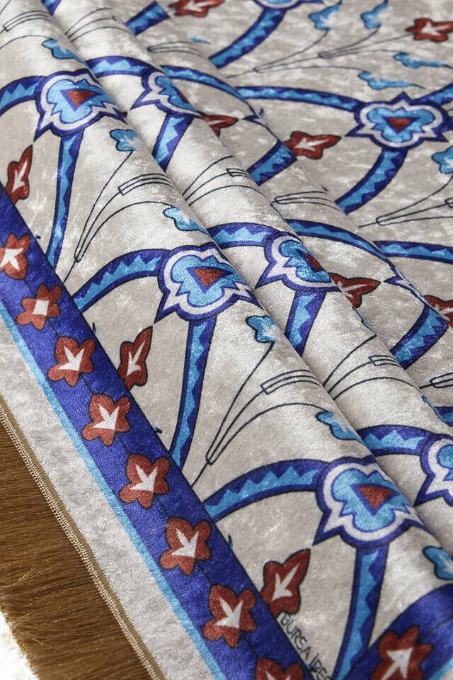 سجادة صلاة من المخمل ساكس - 2