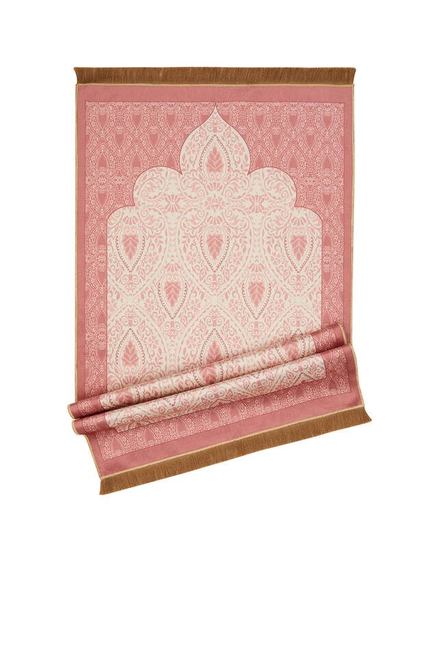 سجادة صلاة من المخمل المسحوق - 4