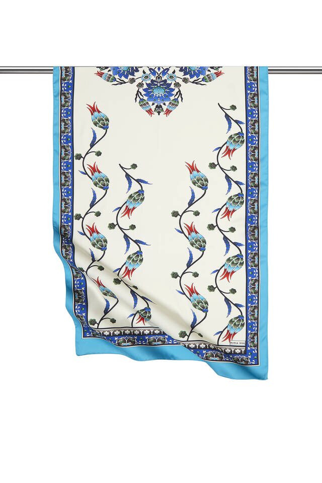 الفيروز زاكس رو توليب فولارد واسع حريري 