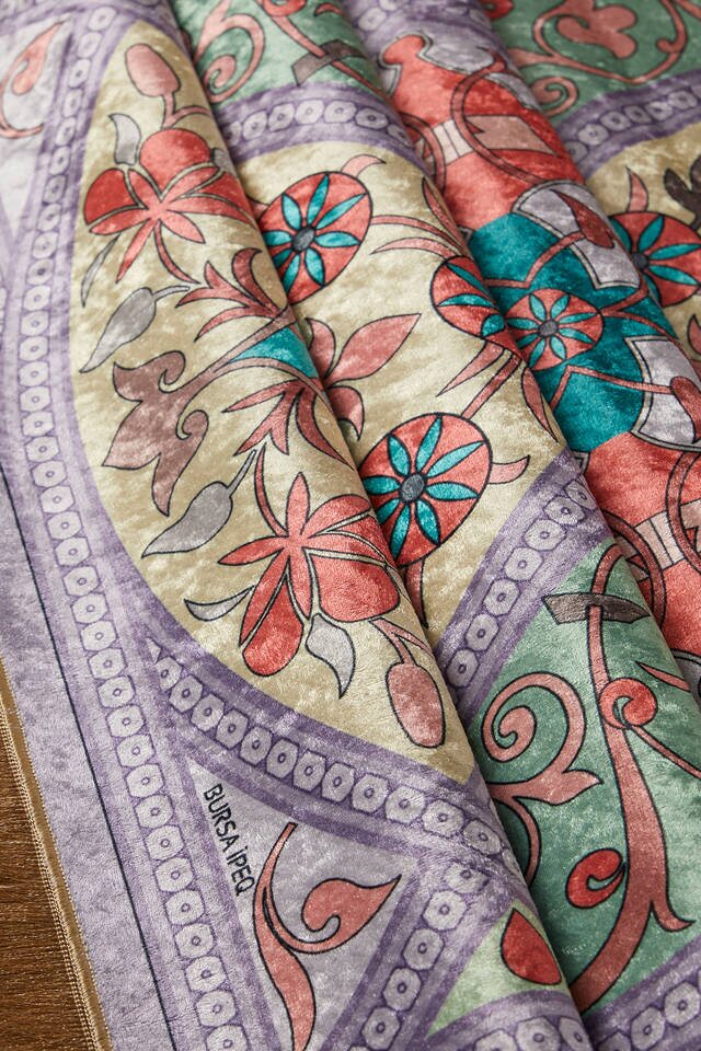 سجادة صلاة ليلك مخملية - 2