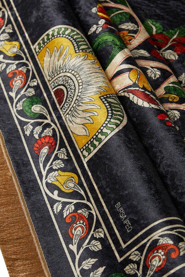 سجادة صلاة من المخمل أنثراسايت - 2