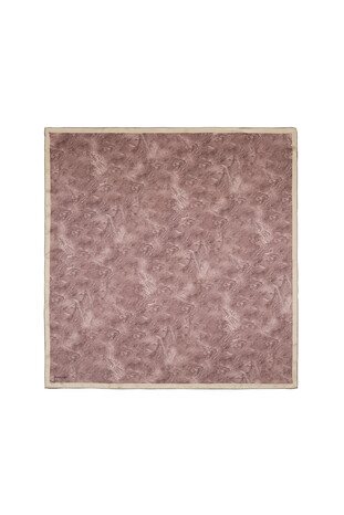 فرشاة بودرة وشاح حريري مربع 