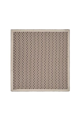 وشاح مربع حرير مونوغرام مينك 