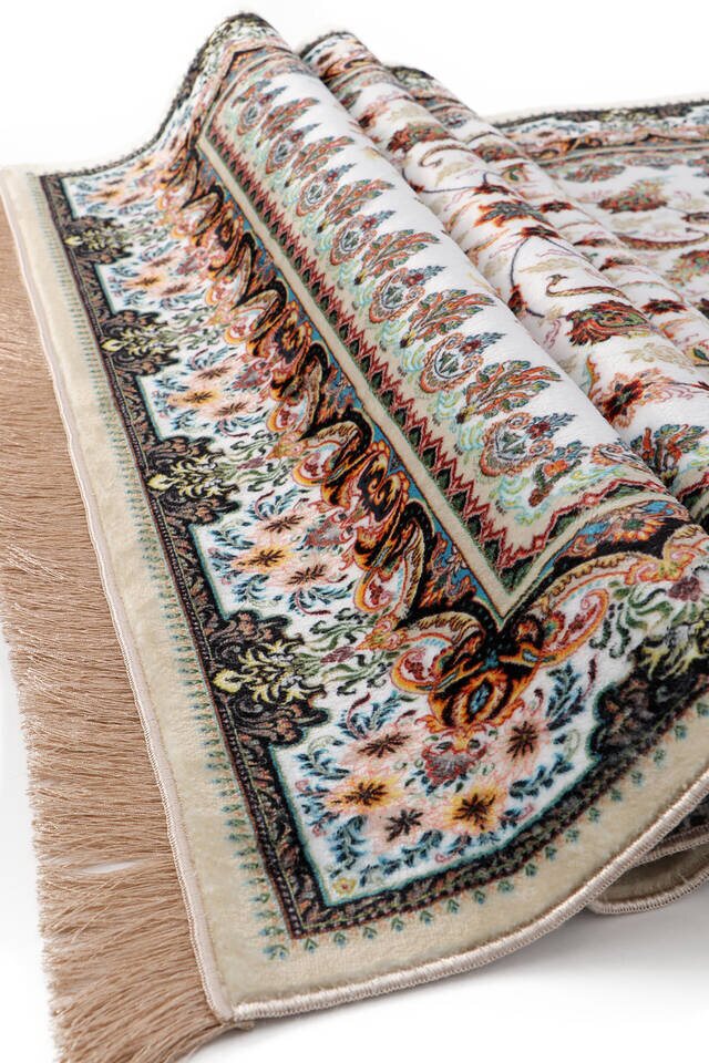 سجادة صلاة من الخيزران الأبيض - 3