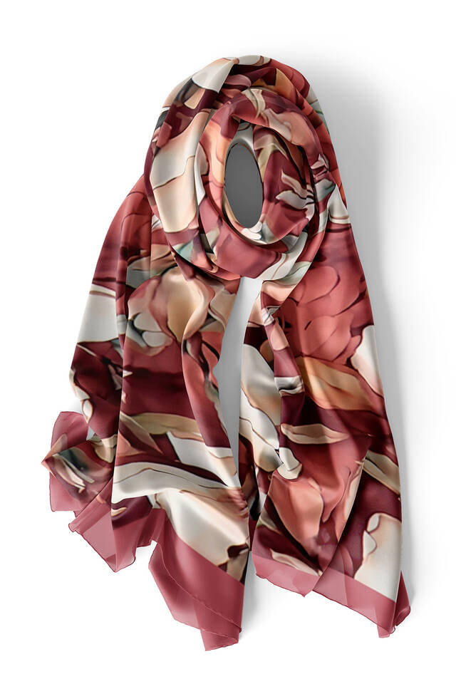 وردة مجففة النرجس البري نمط الحرير فولارد - 4