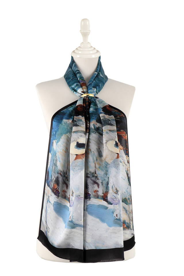 قبعة رمادية المرأة نمط الحرير فولارد 