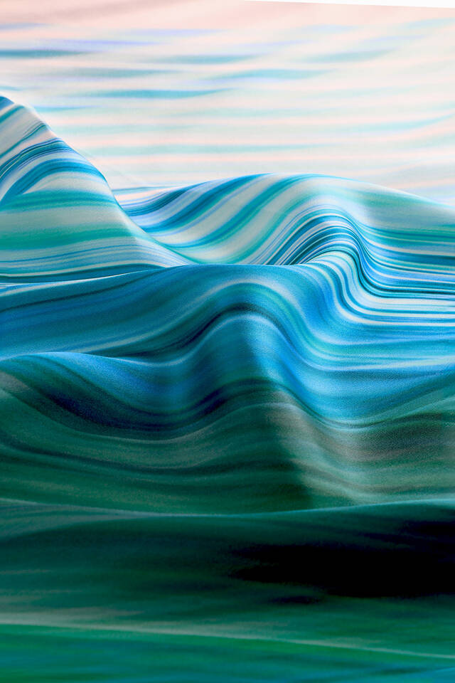 النعناع قوس قزح نمط سورا الحرير وشاح مربع - 3