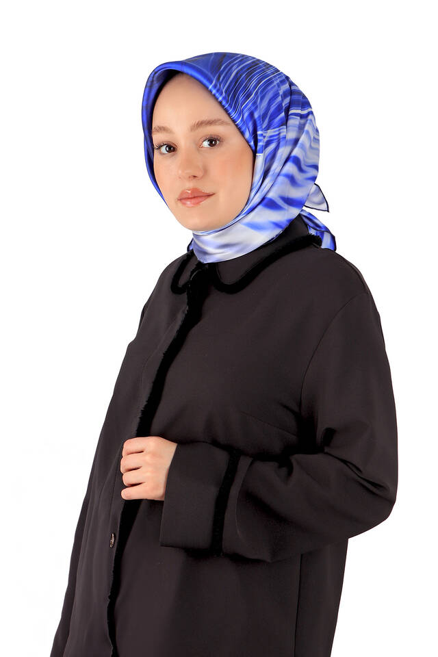 ساكس قوس قزح نمط سورة الحرير وشاح مربع - 2