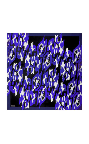 ساكس ساري نمط حك الحرير وشاح مربع 