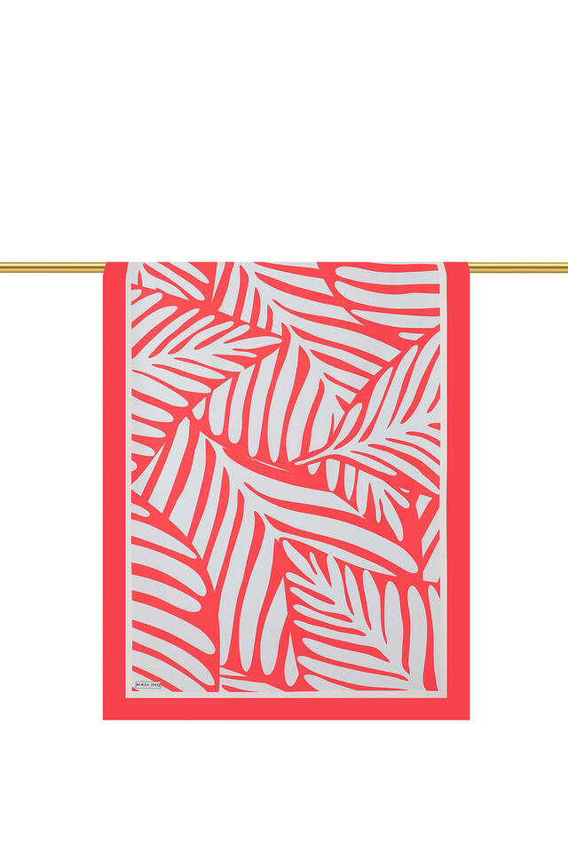 وشاح من الحرير المقطوع بنمط المرجان - 3