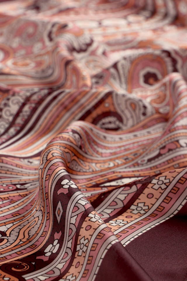 شال حرير سورا بنمط مراكش دامسون - 4