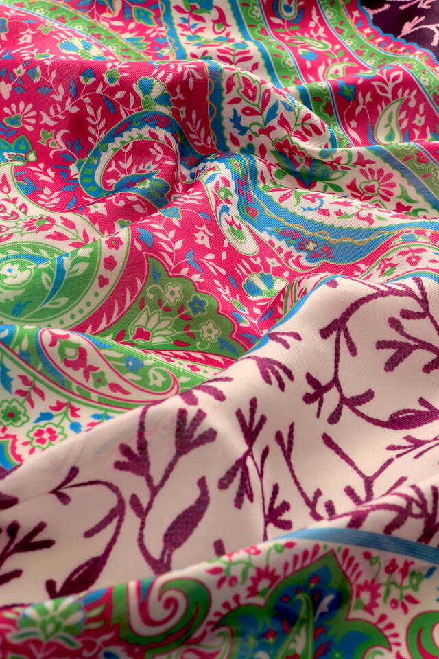 شال ناعم بنمط شال البرقوق - 3