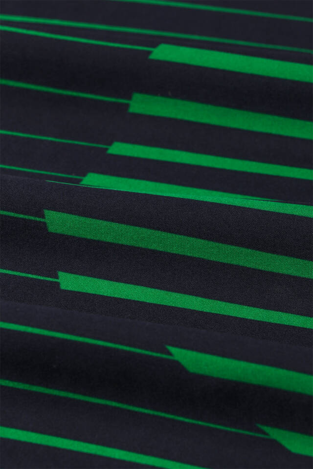 الأزرق الداكن ديلا نمط سورا وشاح الحرير - 3