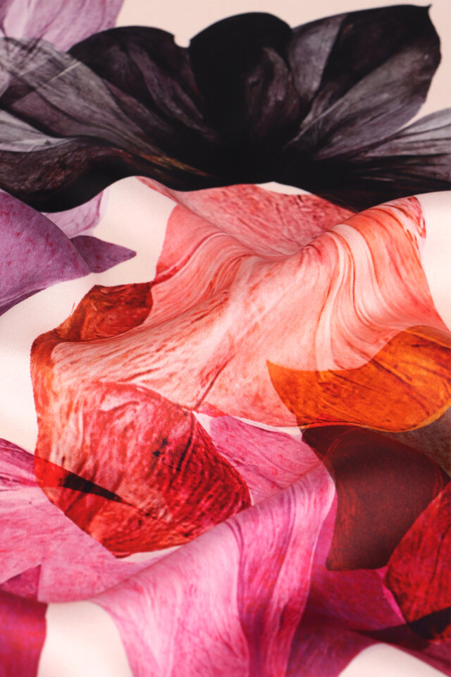 وشاح حريري سورا بنمط سلمون هارموني - 4