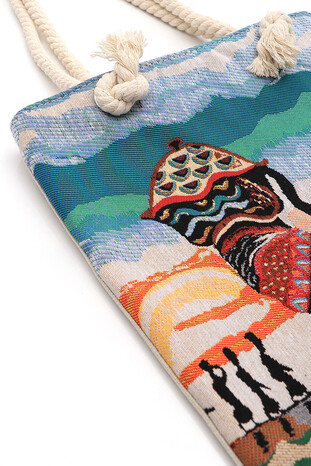 Afro Pattern Shoulder Bag - Thumbnail