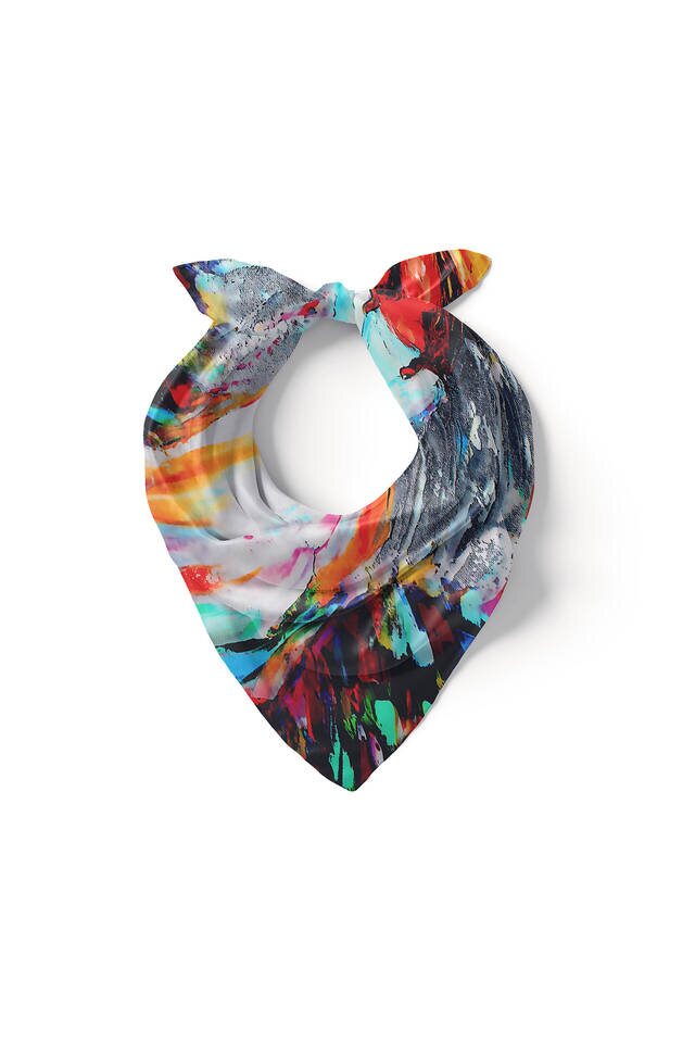 Kırmızı Angel İpeksi Mendil - 2