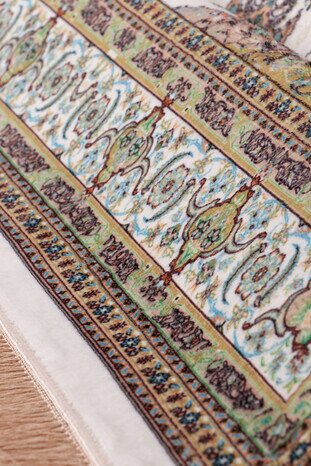 Anthracite Bamboo Carpet Prayer Rug - Thumbnail