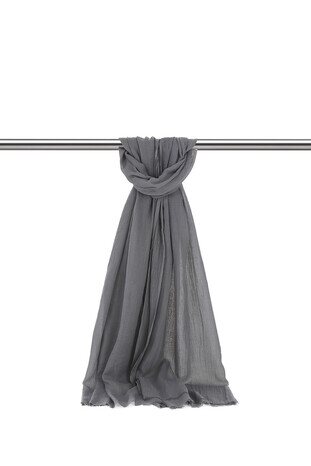 Anthracite Imported Bamboo Scarf - Thumbnail