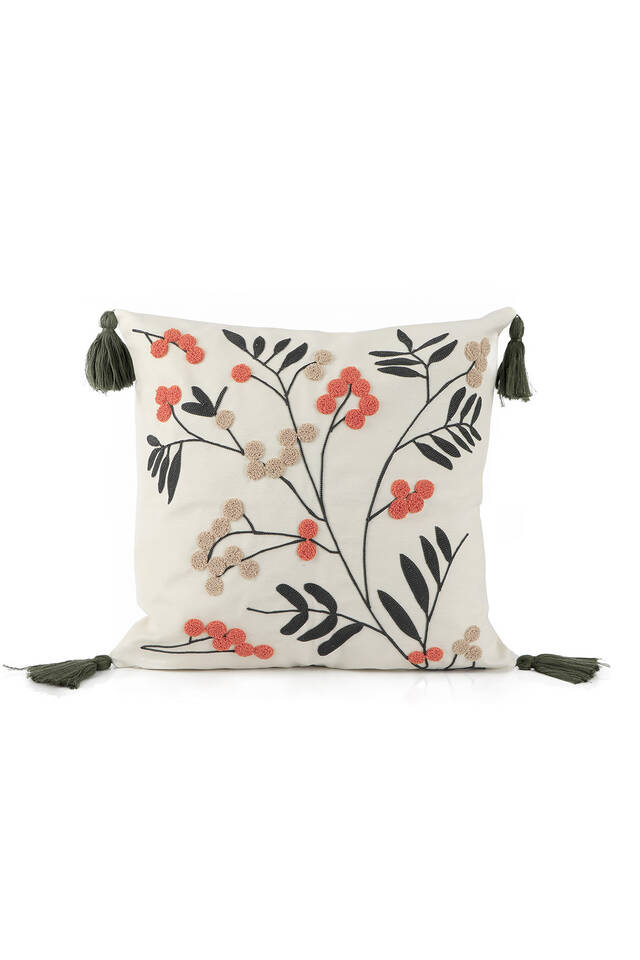 Anthracite Punch Cushion - Bursa İpek