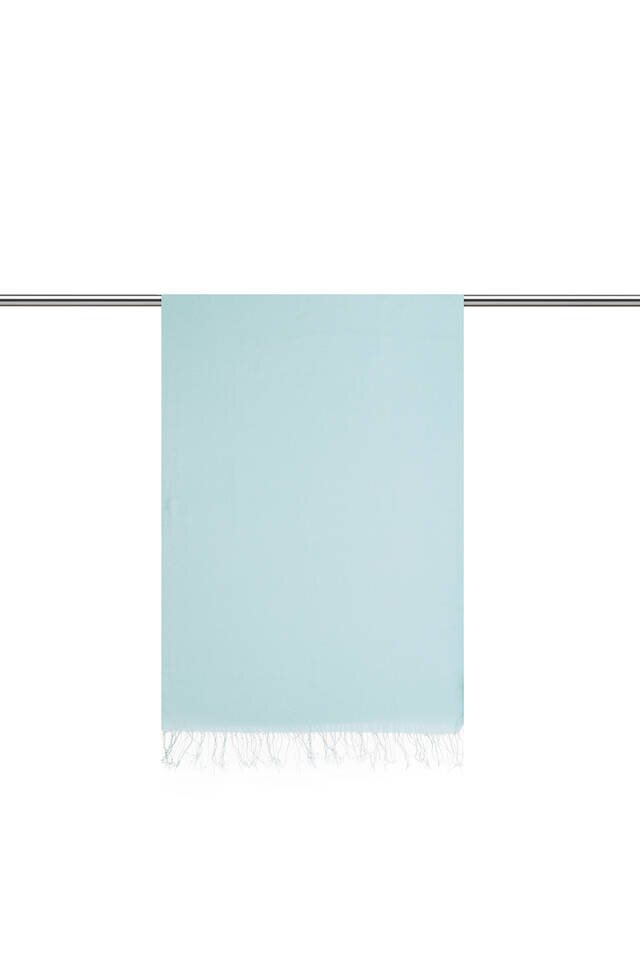 Bebe Blue Silk Look Scarf - 2