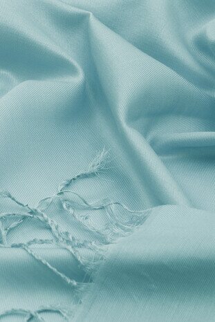 Bebe Blue Silk Look Scarf - Thumbnail