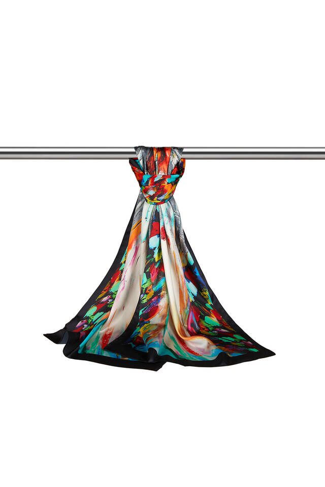 Beyaz Angel İpeksi Fular - 3