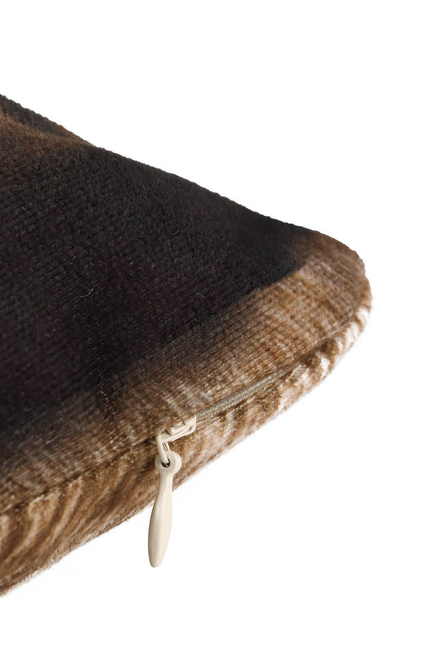 Black Dog Pattern Decorative Pillow - 2