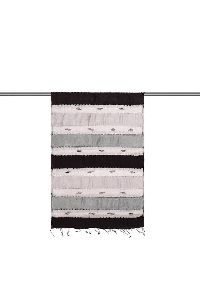 Black Grey Gradient Cone Foulard - 2