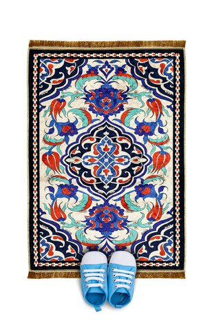 Black Velvet Children's Prayer Rug 