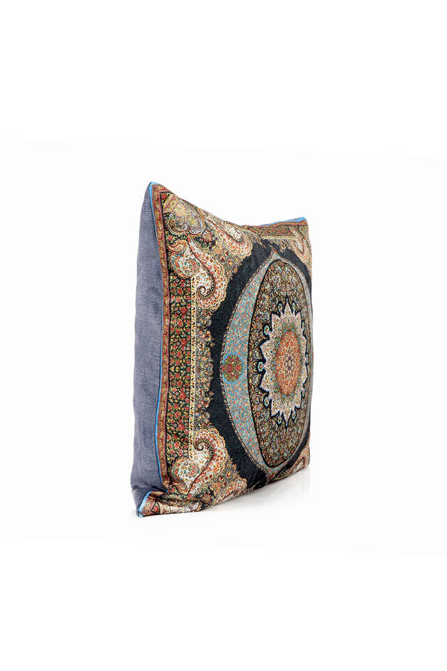 Blue Velvet Throw Pillow - 2