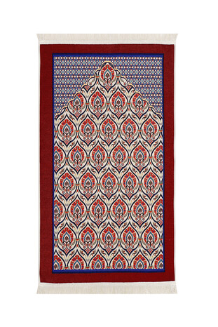 Bordo Karanfil Desen Goblen Seccade 