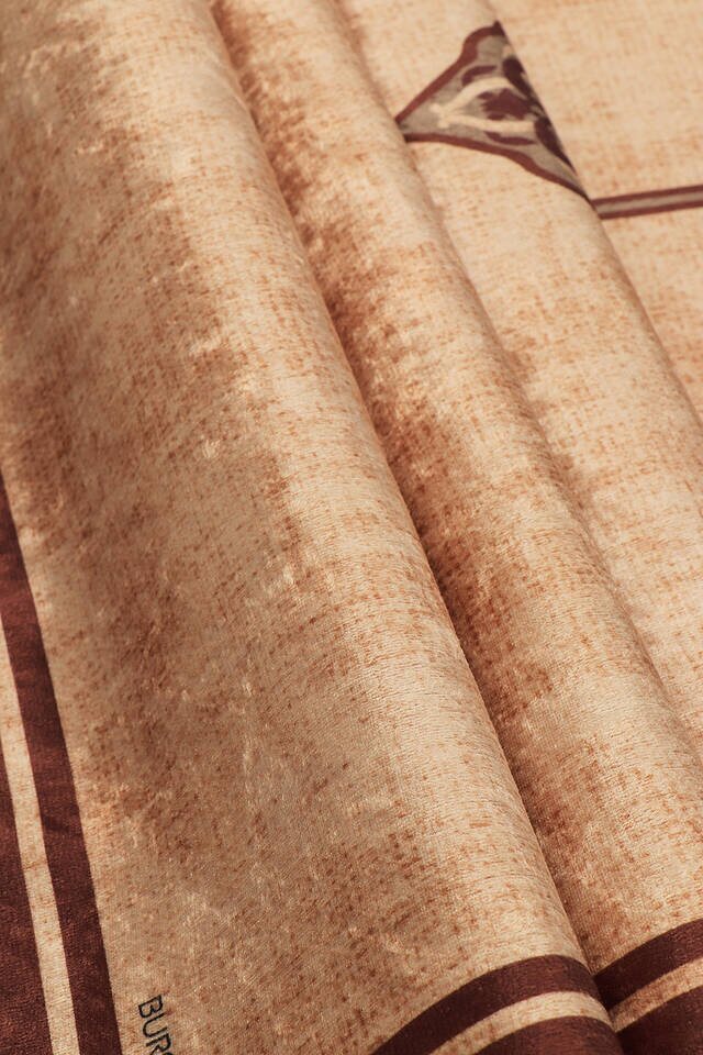 Brown Velvet Carpet Prayer Rug - 2