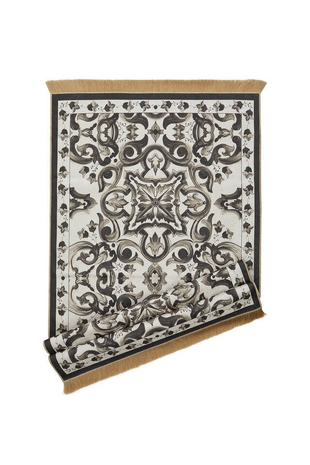 Brown Velvet Carpet Prayer Rug - 4