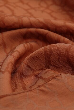 Kahverengi Cam Kırığı Şal - Thumbnail