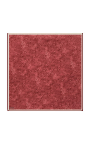 Cherry Brush Silk Square Scarf 