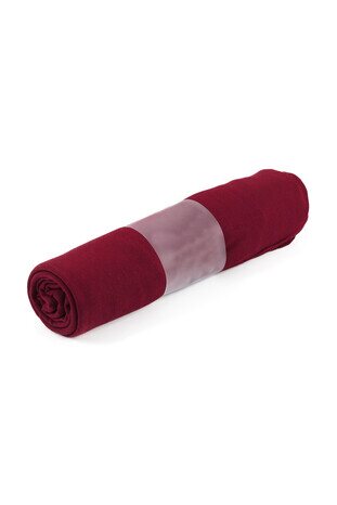Claret Red Combed Scarf - Thumbnail