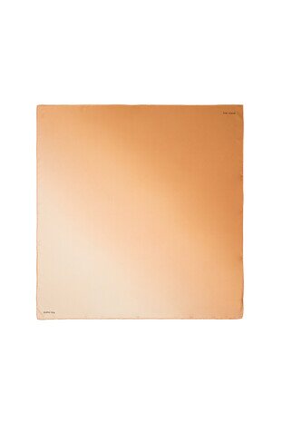 Copper Light Copper Gradient Sura Silk Square Scarf - Thumbnail