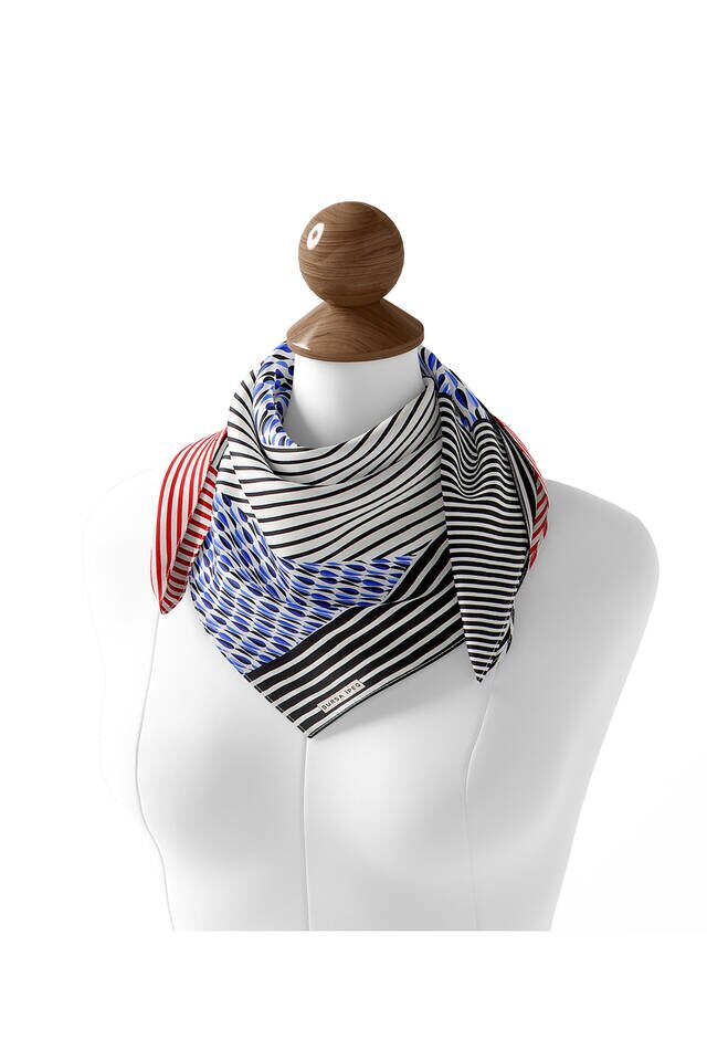 Saks Damla Sura İpek Eşarp - 3