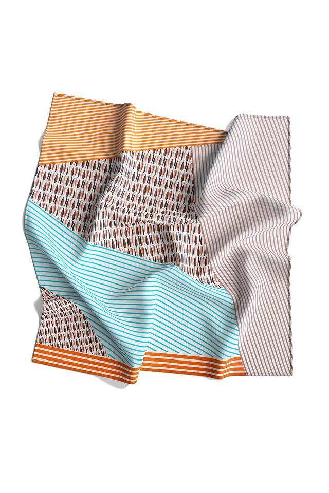 Vizon Damla Sura İpek Eşarp - 4