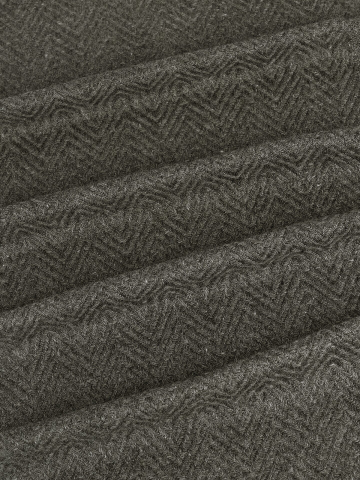 Füme Desenli Dar Yün Kaşkol - 3