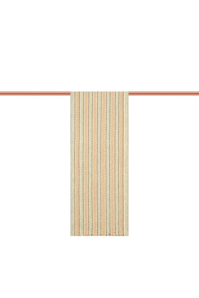 Krem Bej Desenli Dar Yün Kaşkol - 2